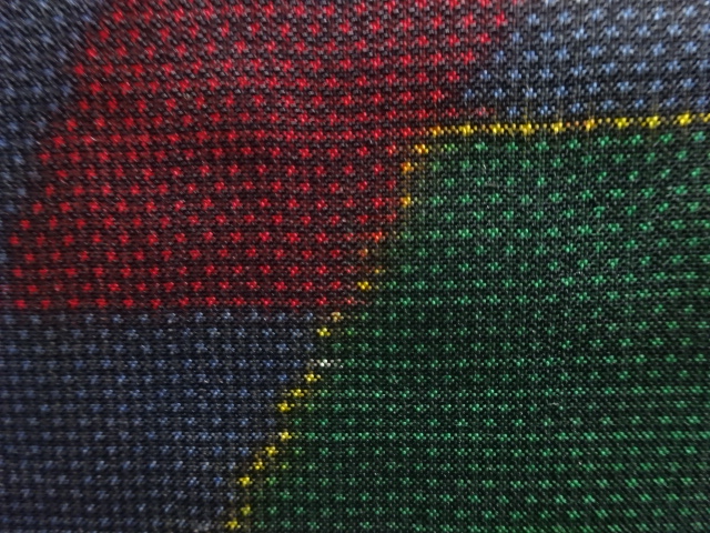 JAPANESE KIMONO / ANTIQUE KIMONO / SILK / DORO OSHIMA TSUMUGI (5 maruki) / WOVEN GEOMETRIC